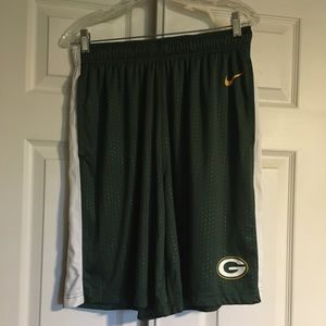 Green Bay Nike Dri-fit Shorts